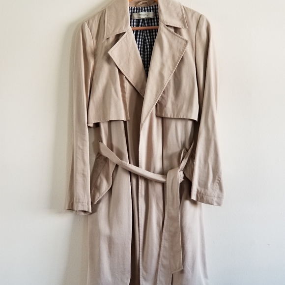 zara trench dress